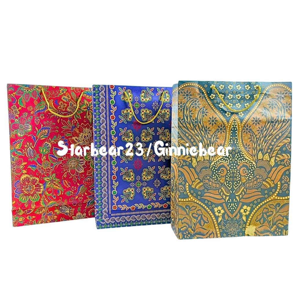 

Paperbag Batik Samson Motif Kembang Kencana