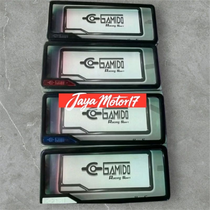 Cover Plat Nomor Gamido Bahan Besi Dudukan Tutup Nomor Kotak cover plat nomor motor murah motorcycle
