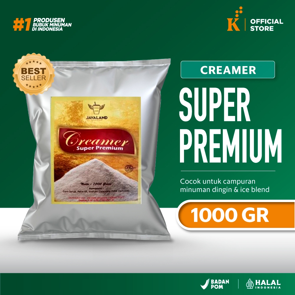 

Topping Bubuk Creamer SUPER PREMIUM Javaland 1 kg