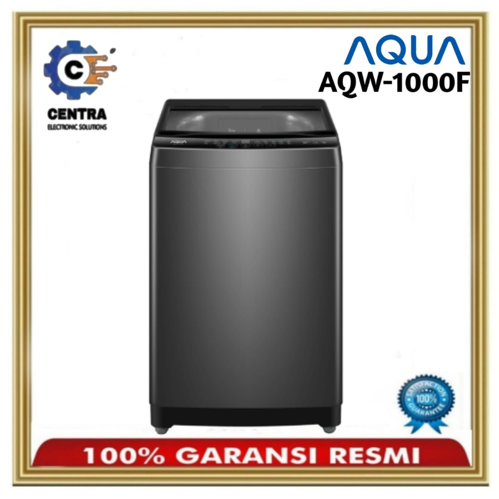 Mesin Cuci Aqua 1 Tabung  Aqw-1000f  10 Kg