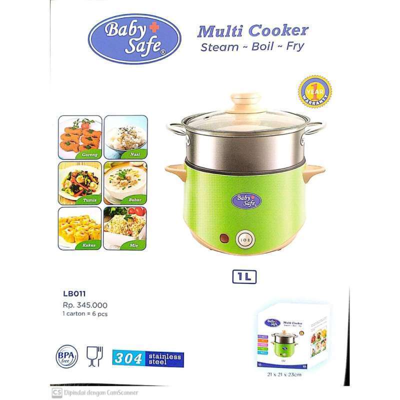 BabySafe LB011 Alat Masak Serbaguna | Alat Masak Travellin | Alat Memasak MPASI