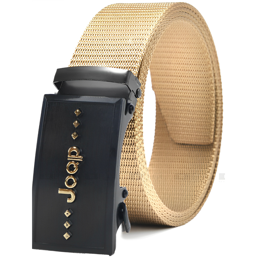 Ikat Pinggang Sabuk Belt Pria Casual Polos Bahan Kanvas Keren Elegan