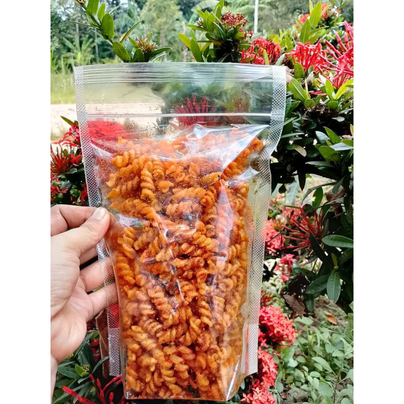 makaroni sepiral pedas bumbu seblak mantap//makaroni bantat//seblak kering
