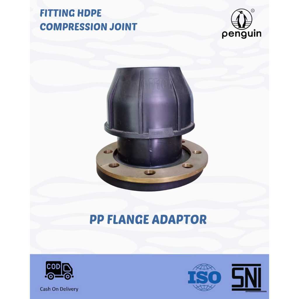 PP FLANGE ADAPTOR HDPE UKURAN 3 INCH (90mm)