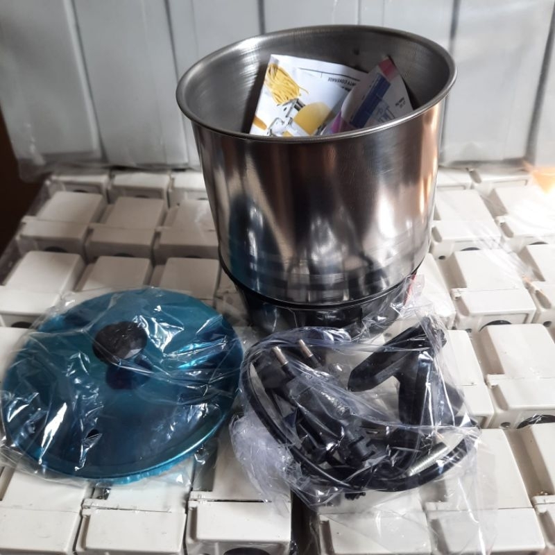 Mug pemanas listrik stanlis teko stanlis panci listrik mini