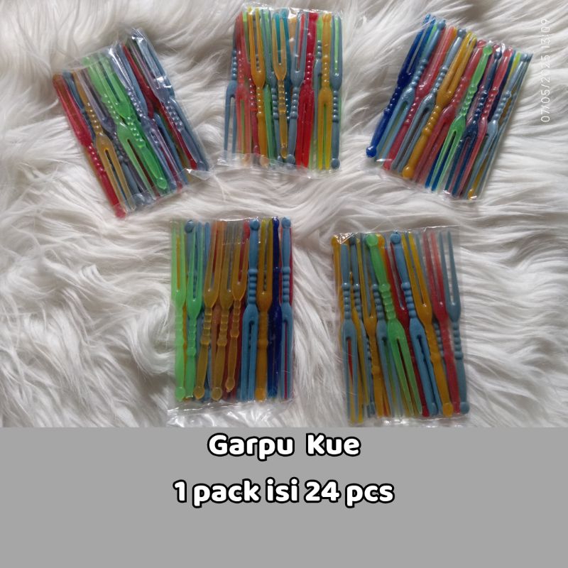 Garpu Kue Kecil , Garpu Plastik