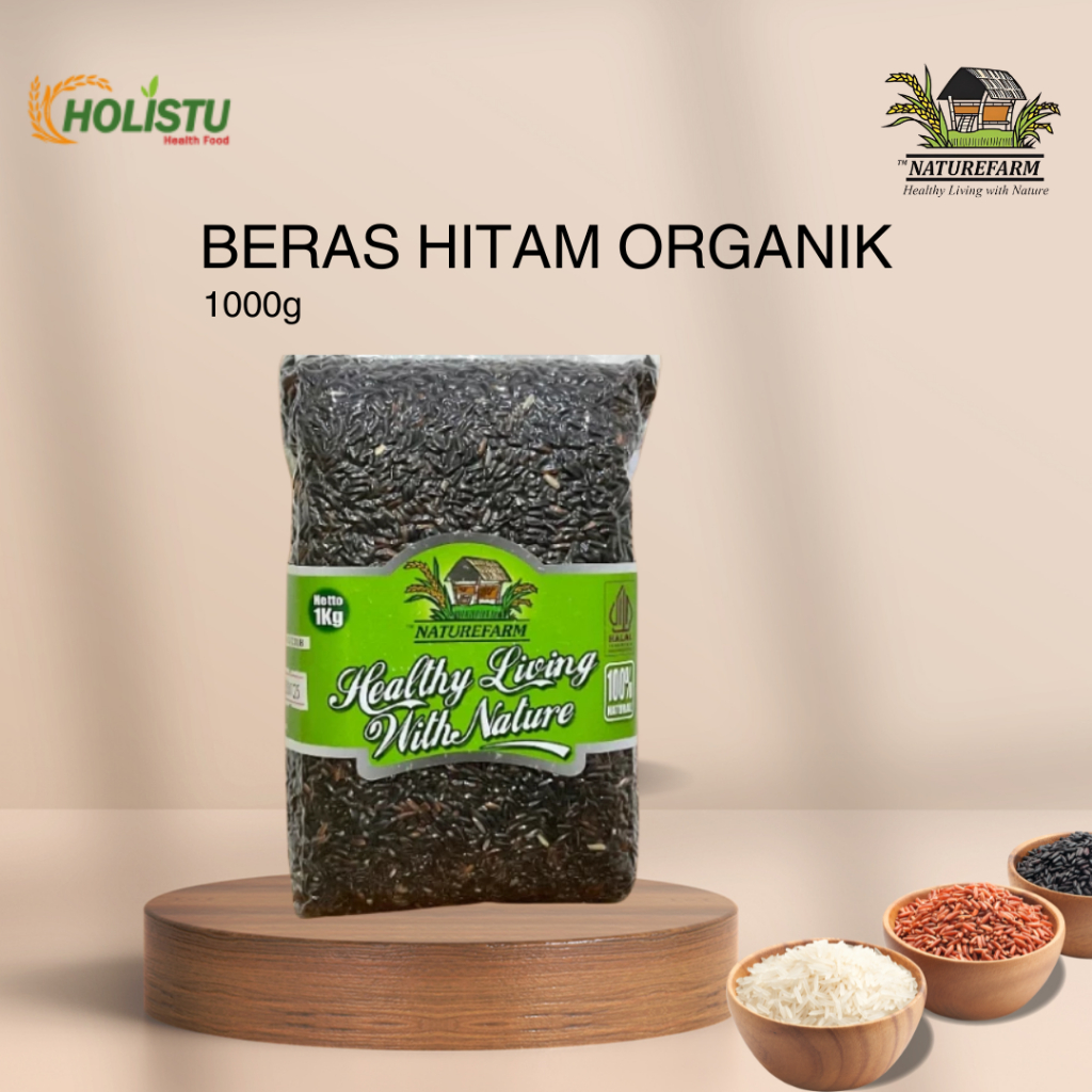 

BERAS HITAM ORGANIK (NATUREFARM) 1000 GRAM