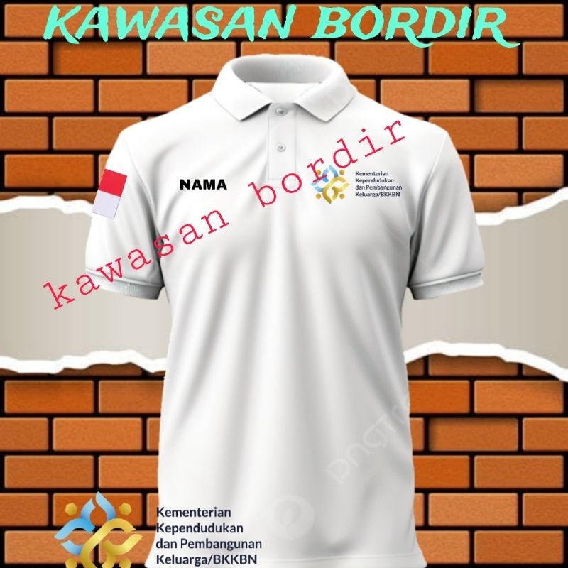 polo shirt BKKBN KEMENDUKBANGGA seragam KEMENDUKBANGGA BKKBN baju KEMENDUKBANGGA BKKBN kaos KEMENDUK