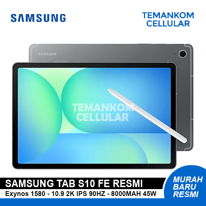 Tab Samsung S10 FE 5G 8/128 8GB 128GB S pen tab S10FE Garansi RESMI SEIN Indonesia