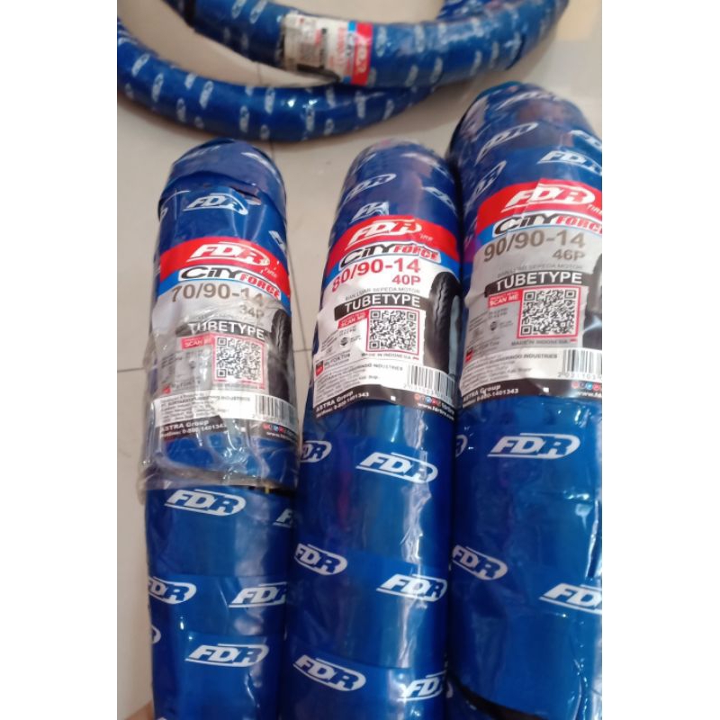 Ban Luar Non Tubles Motor Matic Ring 14 FDR