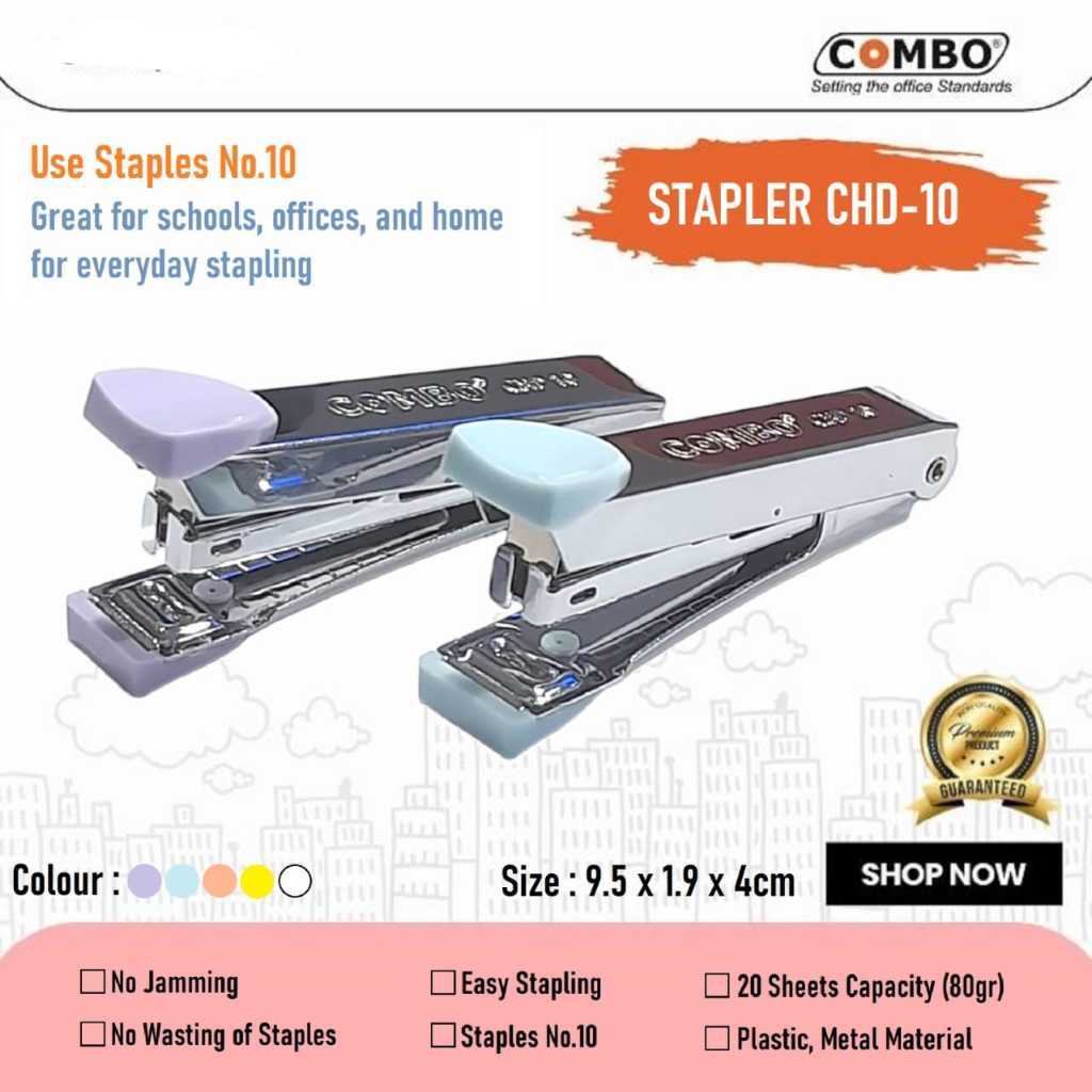 

Stapler HD-10 / Hekter Besi No.10 / Alat Staples No.10 / Steples HD 10 Combo