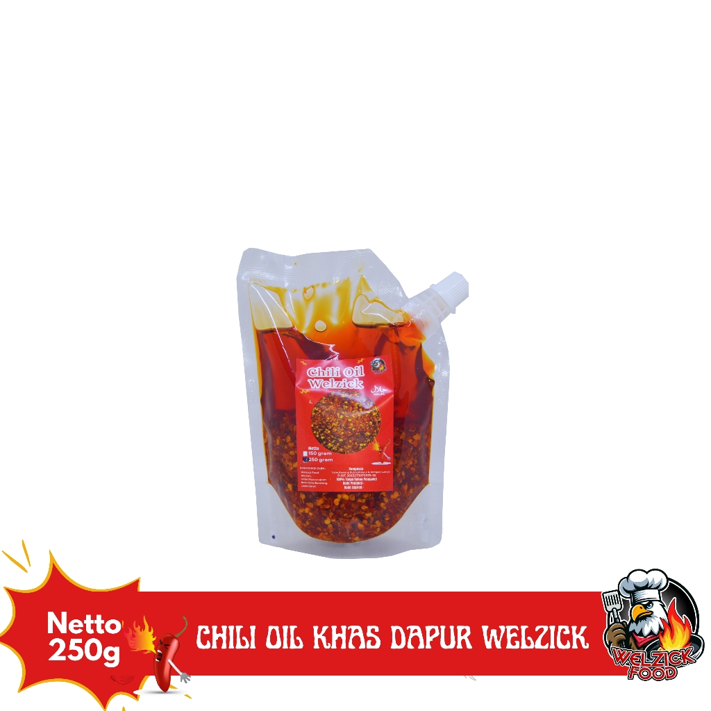

Welzick Food - Chili Oil Minyak Cabe Pedas Halal 250gr