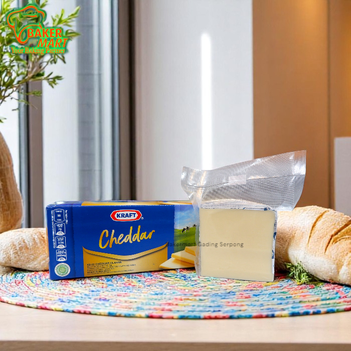 

Kraft Cheddar Keju Potong - Cheese Cheddar 250 Gram