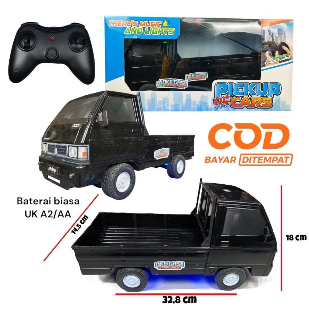 RC PICK UP L300 JUMBO OKE GAS HOREG MUSIK LAMPU DT73