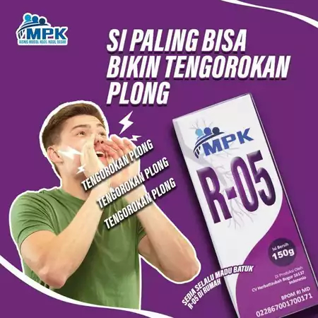 

Madu Batuk MPK R-05 Melegakan Tenggorokan Madu Mint 150 gr