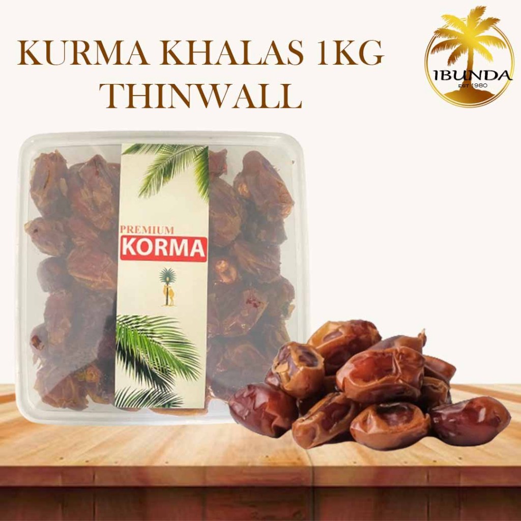 

{FREE BUBBLE} Kurma Khalas Premium By Ibunda 500gr/1000gr | 0,5kg / 1kg