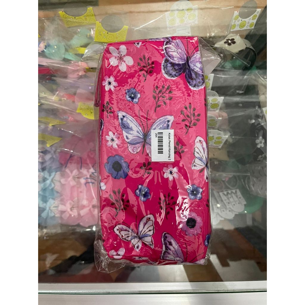 

Kotak Pensil Kain + 2 Resleting