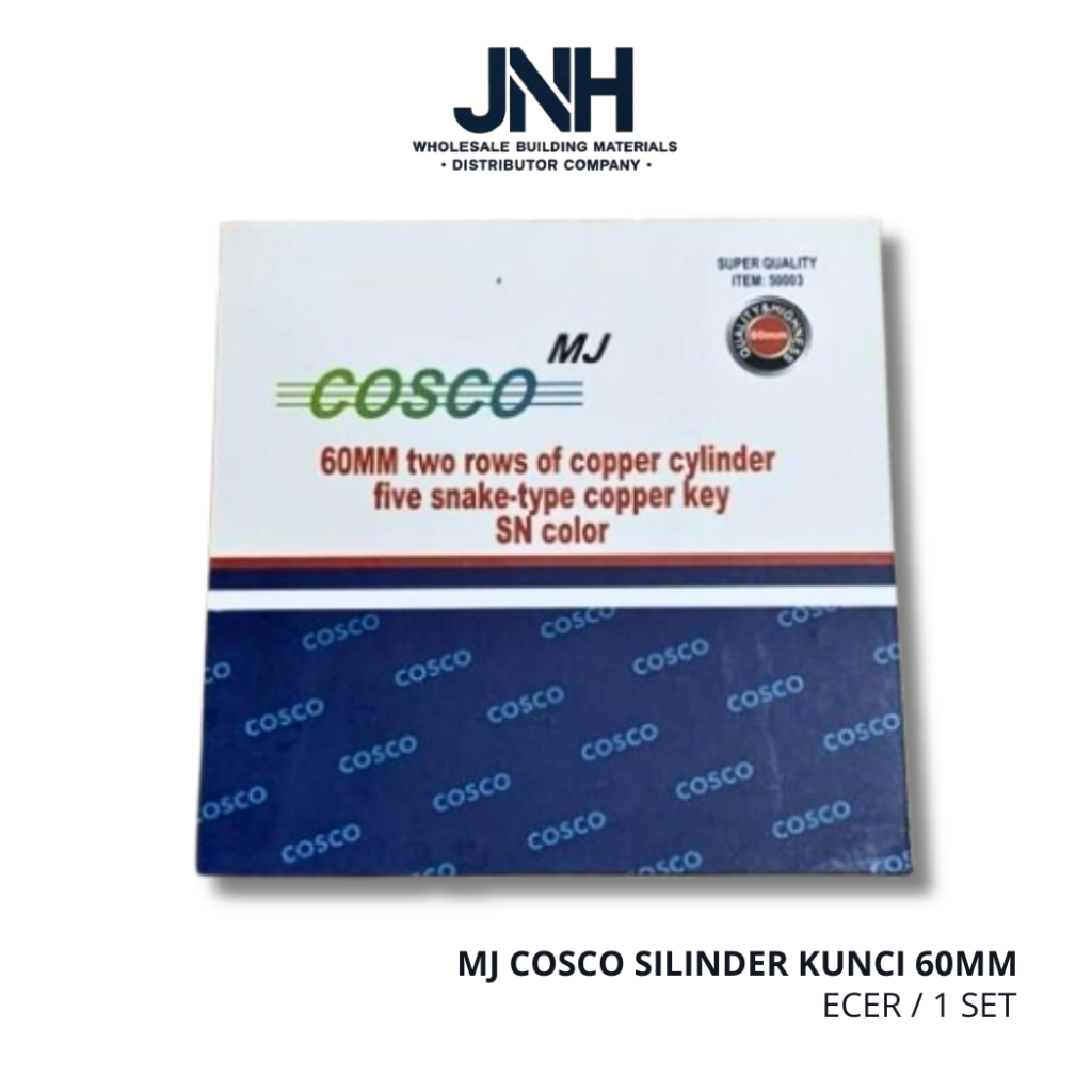 Cosco Cylinder Silinder Kunci Snake Type 60MM SN Ecer/1 Set