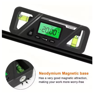 EDS Digital Inclinometer Digital Protractor Inclinometer Level 90 Degree Magnetic Inclinometer