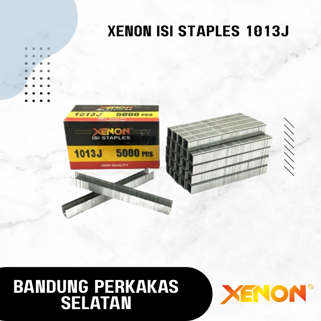 

XENON Isi Staples 1013J - Refill Air Nailer Gun Paku Tembak Stapler Bit Finish Nail 1013 J