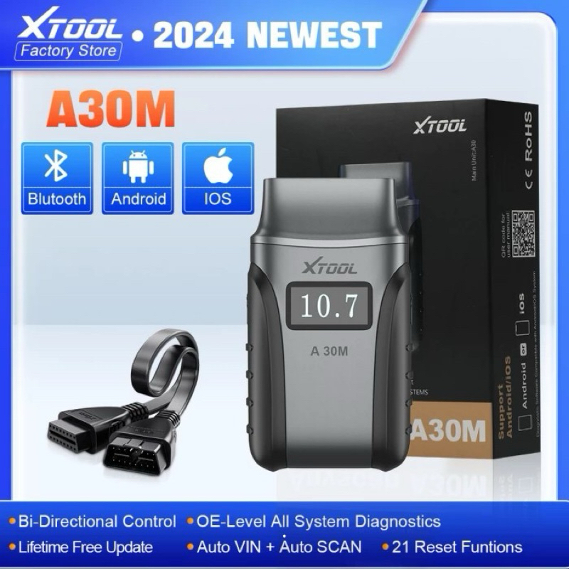 XTOOL Anyscan A30M Full System Diagnostic OBD2 Tools Work with IOS