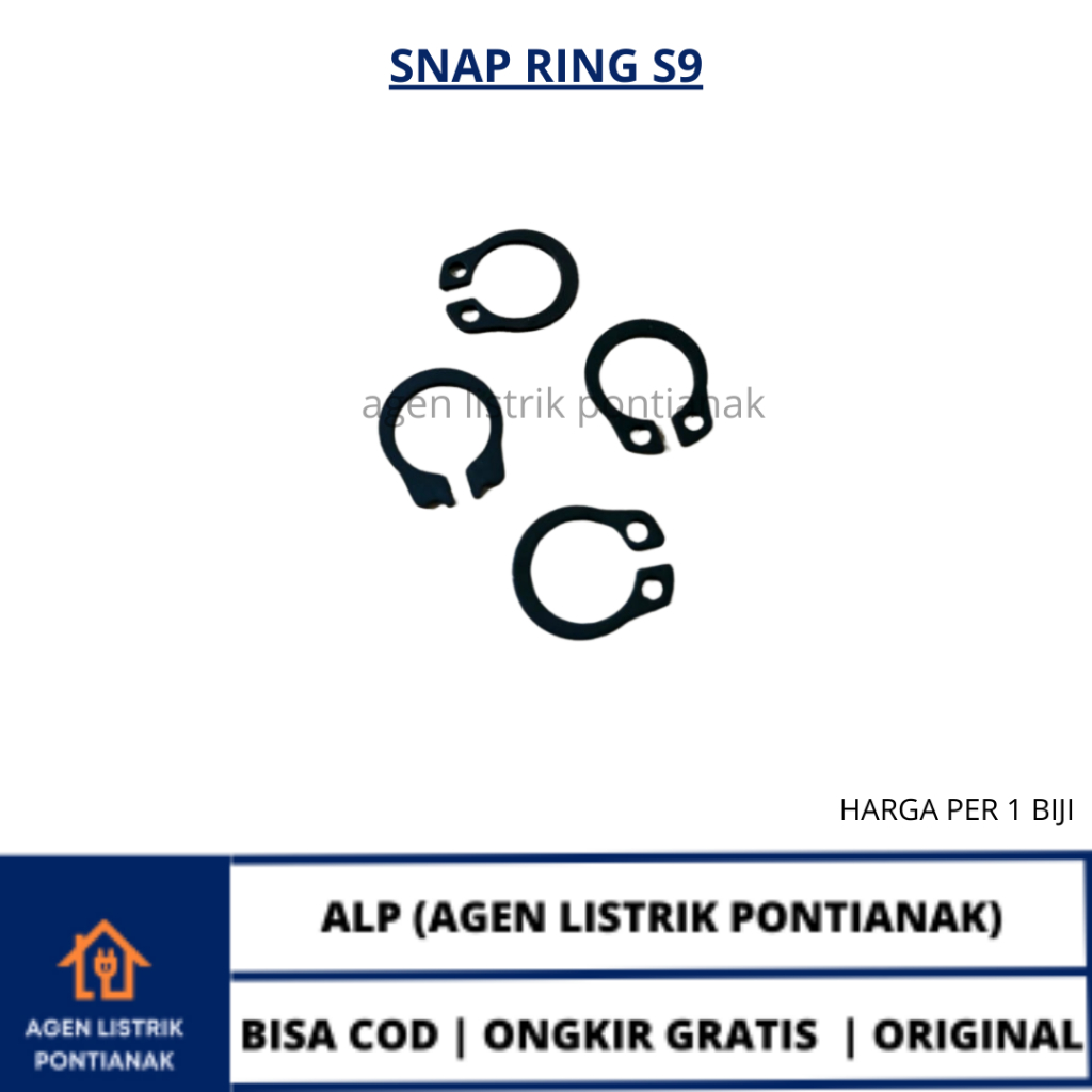 SNAP RING S9 - SNAPRING S-9 PANASONIC NATIONAL SANYO - SPAREPART POMPA AIR