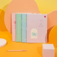 

Deli Sewing Notebook / Buku Tulis A5 B5 60 Lembar N026 N027