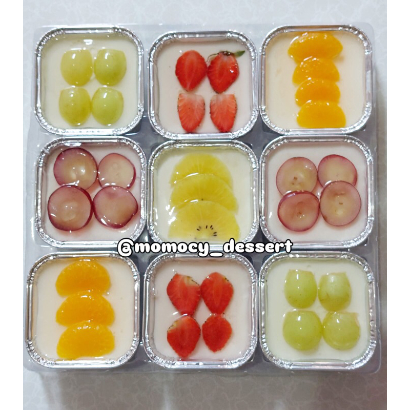 

PUDING SILKY FRUITY ISI 9 HAMPERS/PUDING ULTAH/PUDING HAMPERS