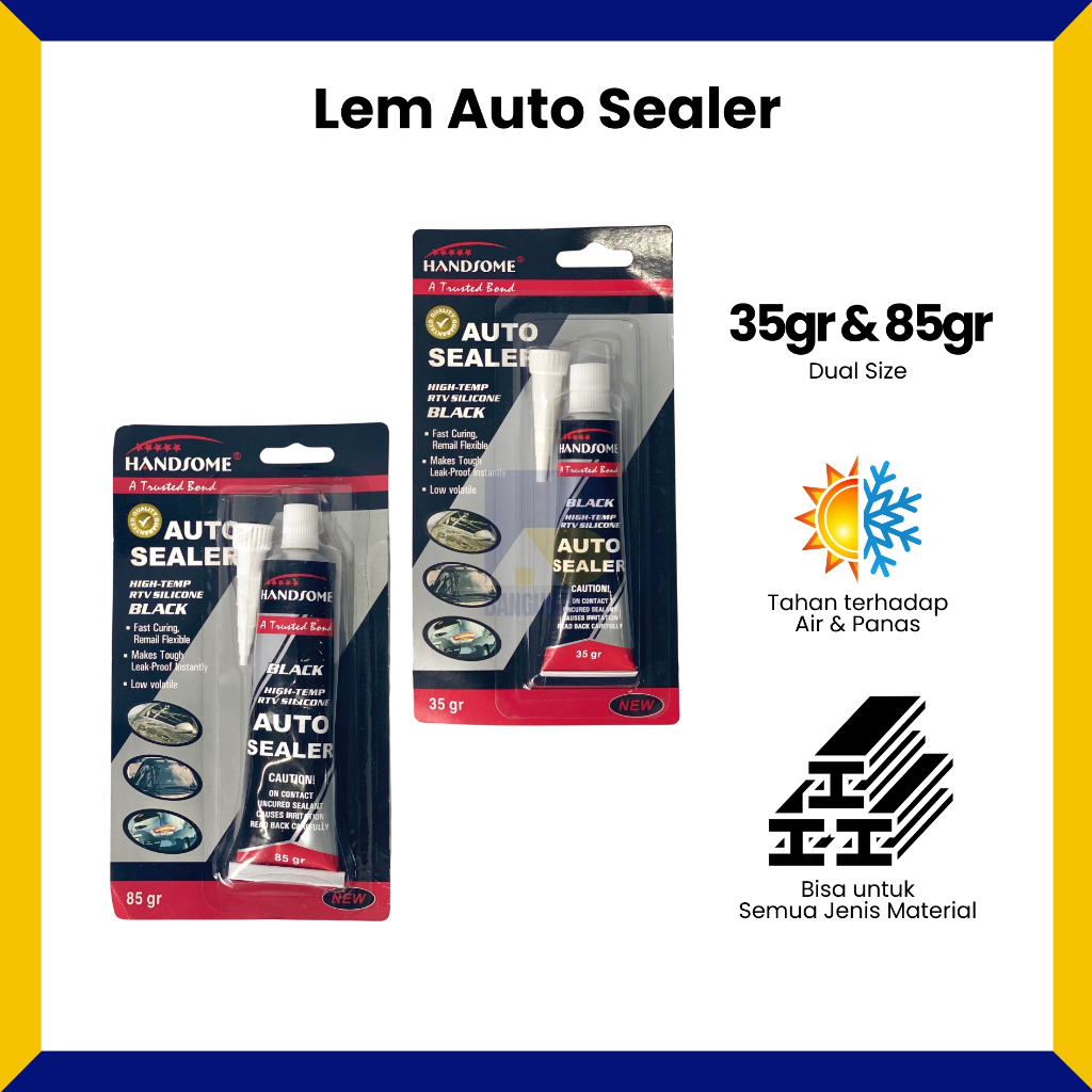 Lem AUTO SEALER Hitam / Lem AUTO SEALER Black / Autosealer Black