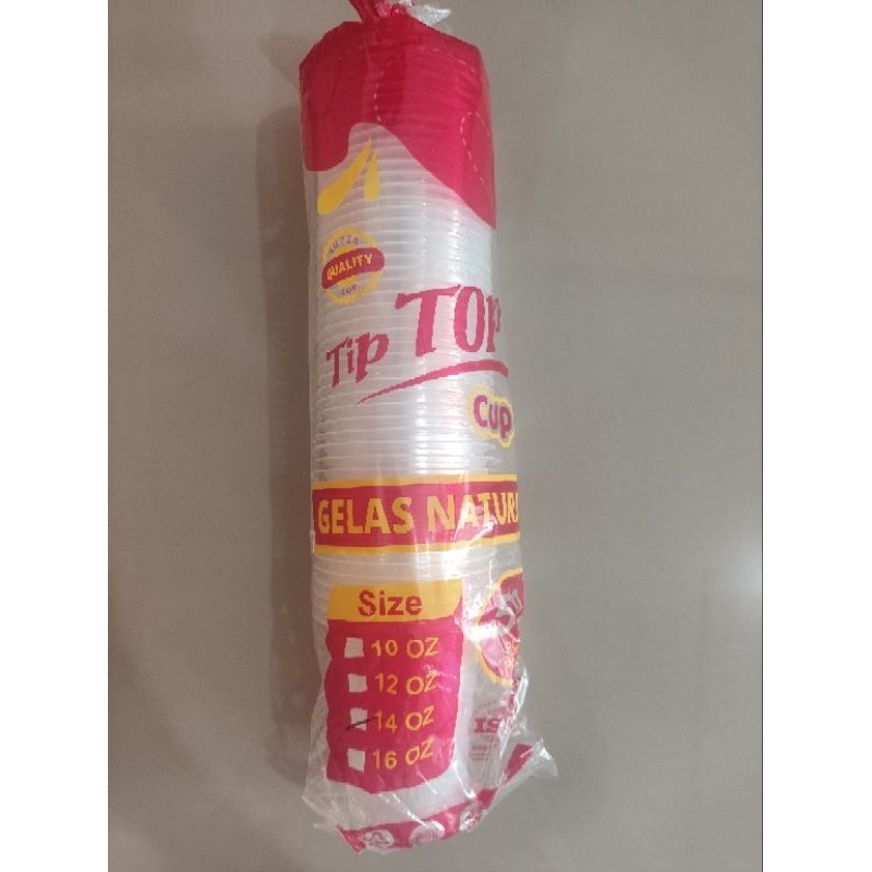 Cup Gelas Plastik 14 oz TIP TOP