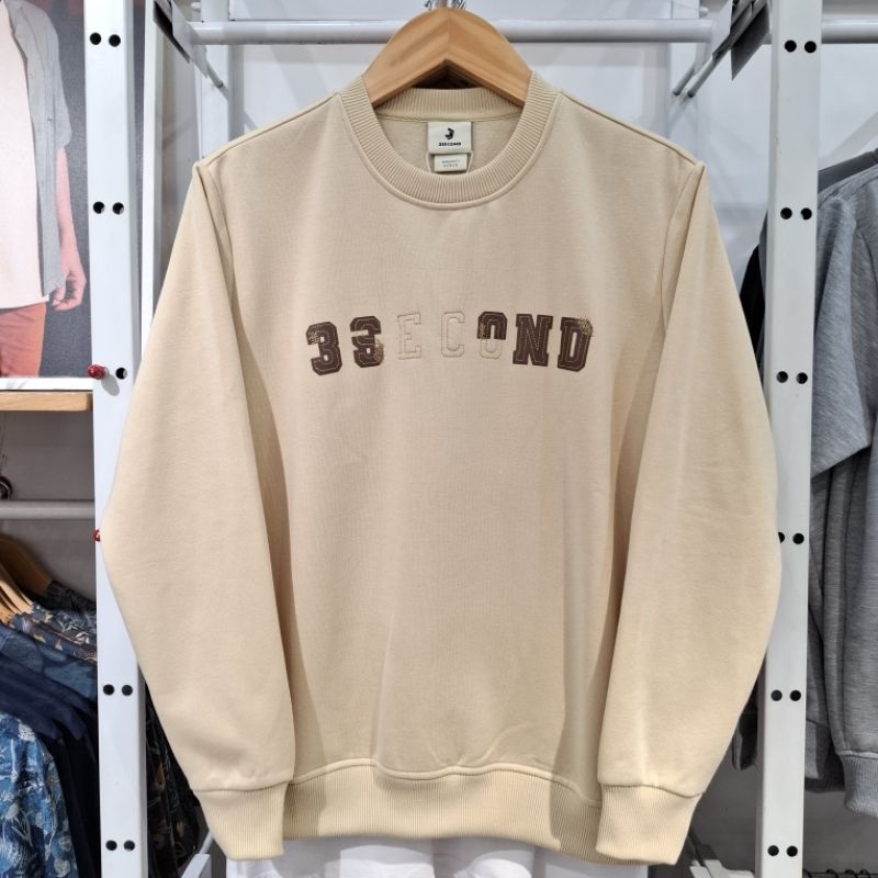 3SECOND Jaket Sweater Crewneck Pria Original