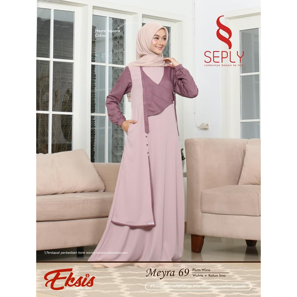 KOLEKSI GAMIS KEKINIAN SEPLY/GAMIS/DRESS WANITA/MEYRA 69/MEYRA 73/MEYRA 75/MEYRA 176