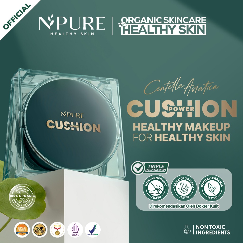 CUSHION - NPURE CENTELLA ASIATICA FLAWLESS MATTE POWER CUSHION & REFILL CUSHION