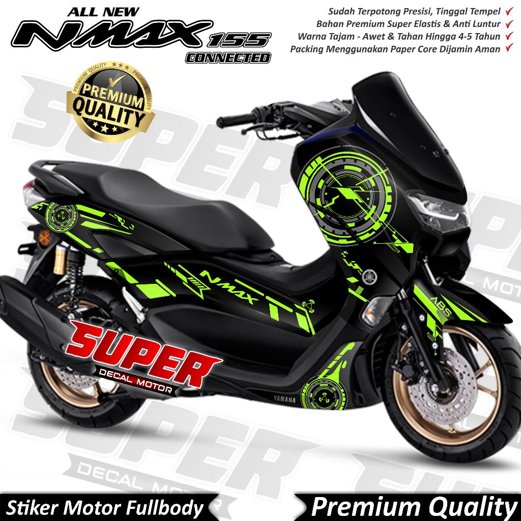 TERBARU Stiker Decal Yamaha Nmax 2020 2021 2022 Full Body Variasi Hitech Keren