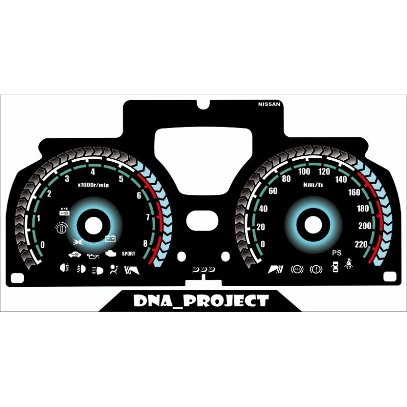 Panel Speedometer NISSAN LIVINA L11 Manual