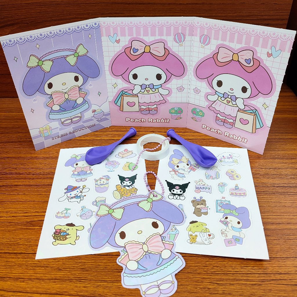 

Mainan Stiker Sanrio & My Melody Penghilang Stress Stiker Gantungan Kunci Mainan Murah Harga Grosir Bisa COD