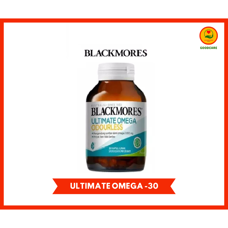 Blackmores Ultimate Omega Odourless 30 Concentrated Fish oil Omega 3 - 30 capsule