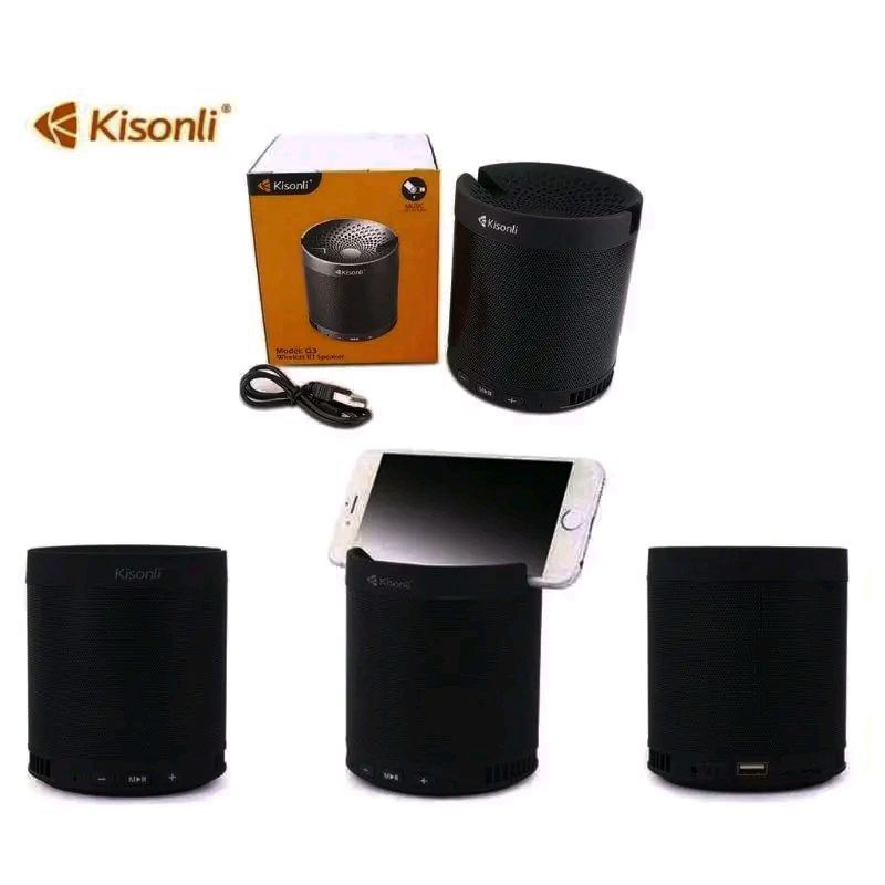 Kisonli Q3 Portable Bluetooth Speaker / Wireless BT Speaker Kisonli Q3