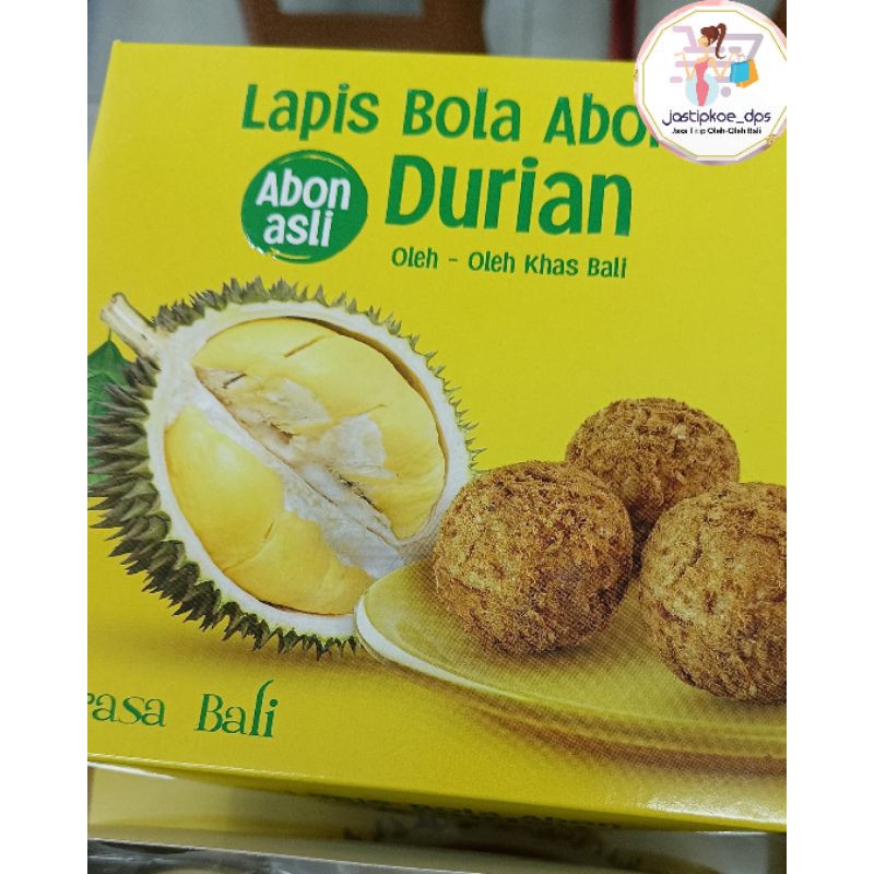 

LAPIS BOLA ABON DURIAN MONTHONG MIRASA BALI+ BUBBLE WRAP