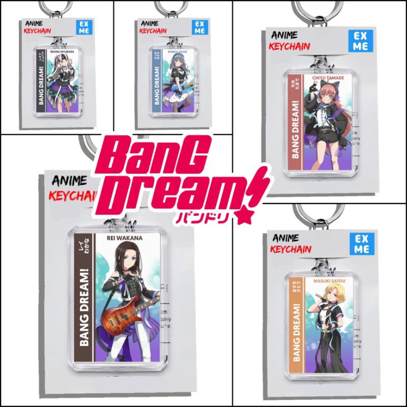 Gantungan Kunci Bang Dream Raise a Suilen - Keychain Bang Dream Raise a Suilen - Ganci Anime - Gantu