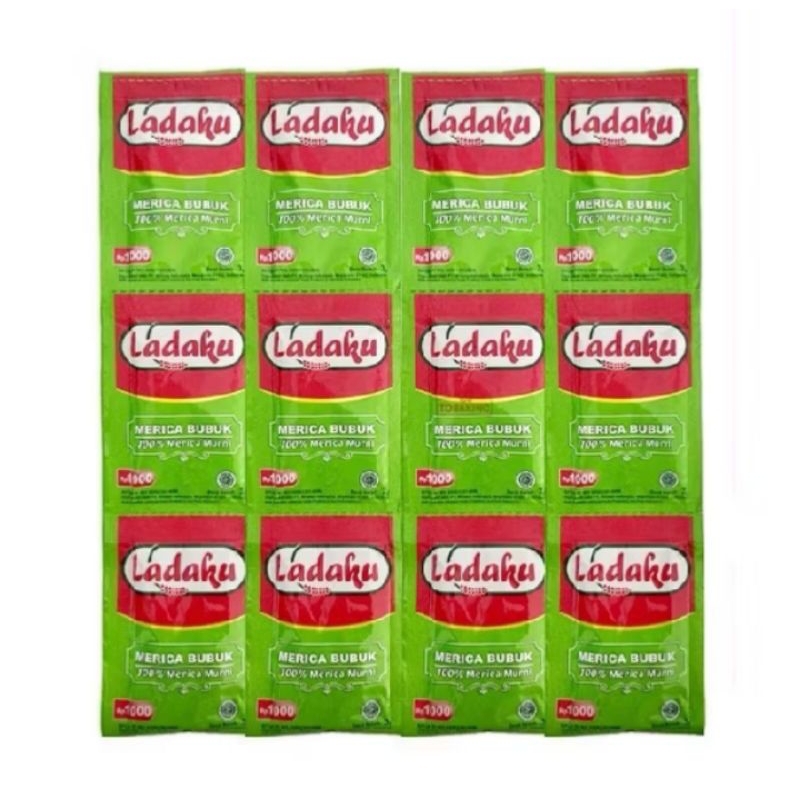 

1 renceng ladaku bubuk/merica bubuk isi 12 PSC @3 gr