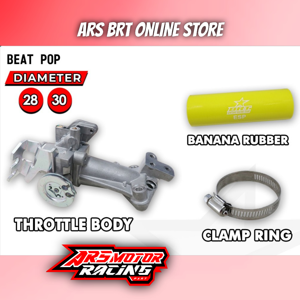 Throttle Body BRT TB BRT Beat Scoopy Fi Beat Pop Esp Street 28 MM 30 MM & Velocity BRT