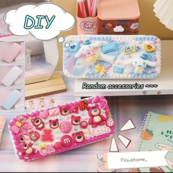 

Tempat pensil diy deco cream pensil case deco cream kit
