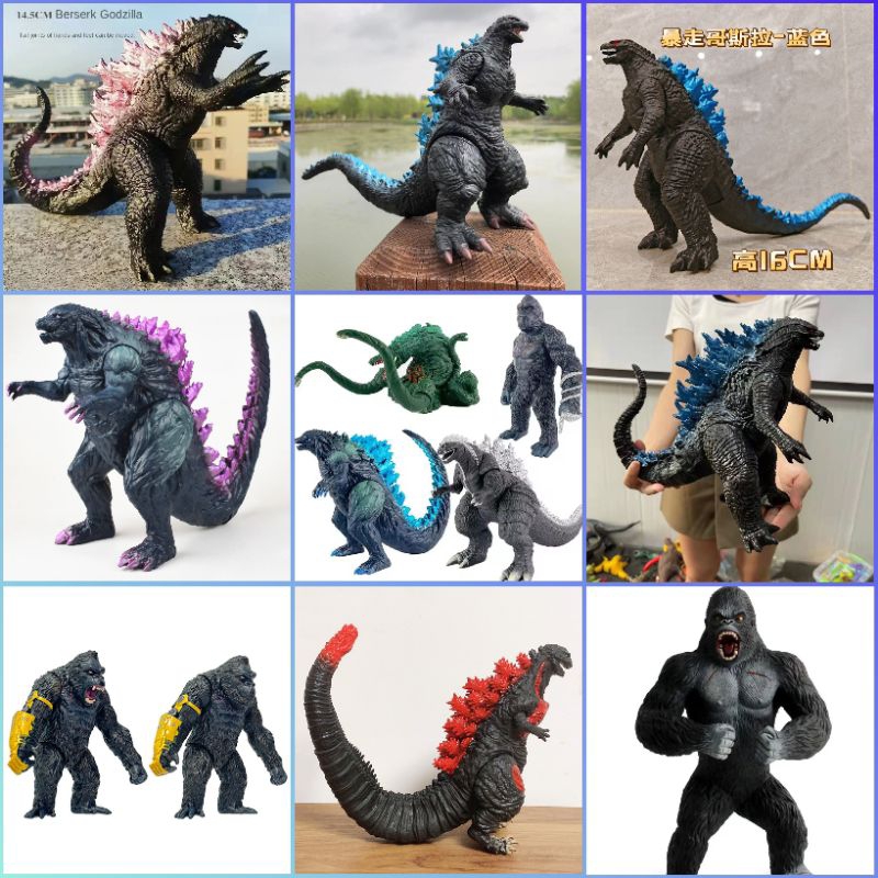 Figure Jumbo Godzilla vs Kong New Empire, Godzilla, King Kong, Scar King