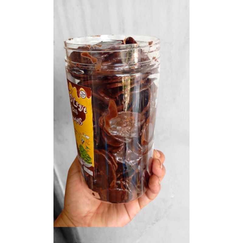

KERIPIK PISANG COKLAT TOPLES 1000ML 400 GRAM/KERIPIK PISANG COKLAT LUMER/KRIPIK PISANG COKLAT