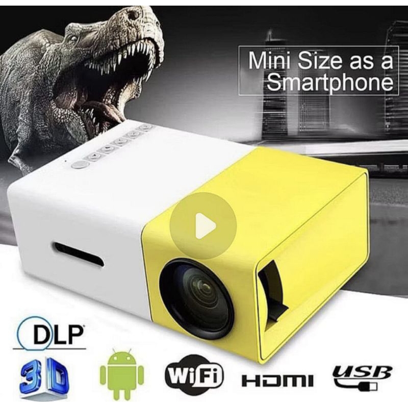 Mini Proyektor LED YG300 / YG-300 /YG 300 LCDPortable Projector Home