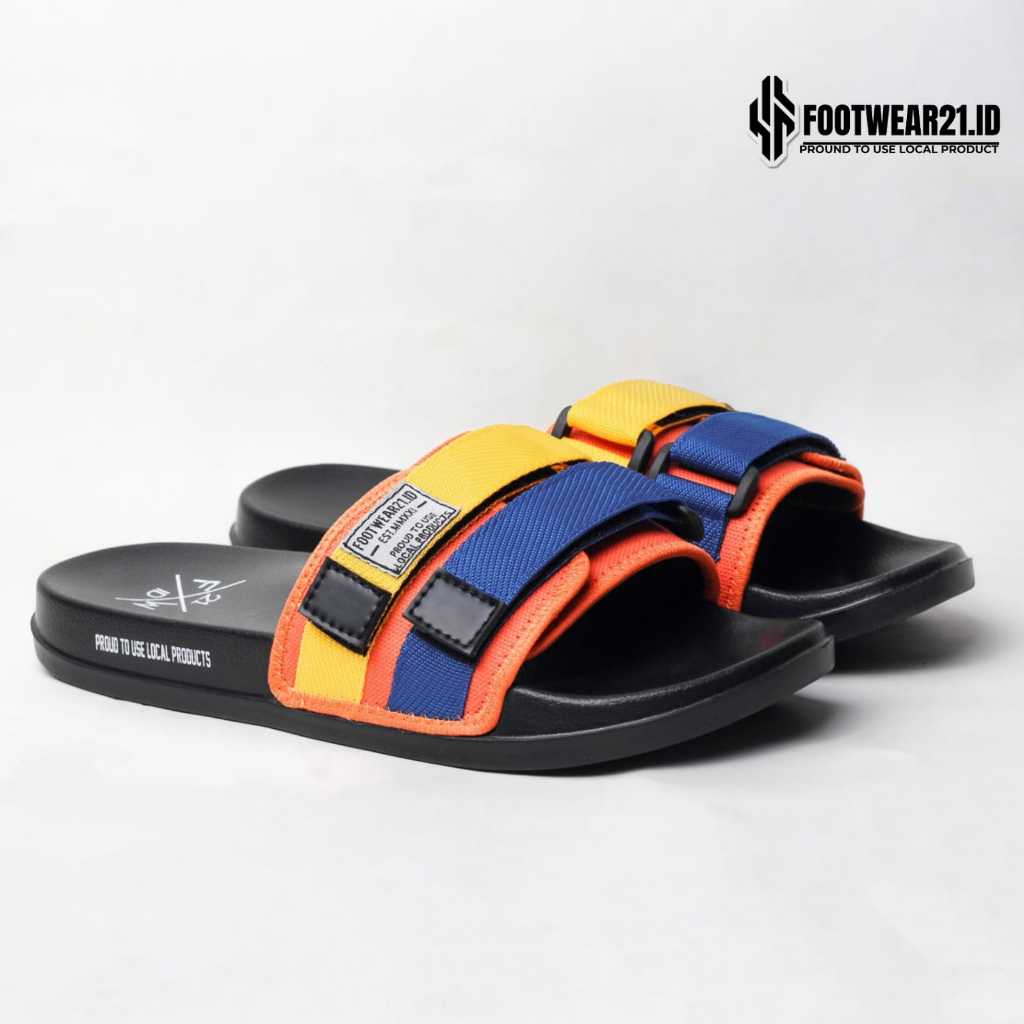 VALUE PACK Footwear21.Id Freddo Orange Freddo Grey Black Freddo Navy Red Sandal Pria Wanita Sendal