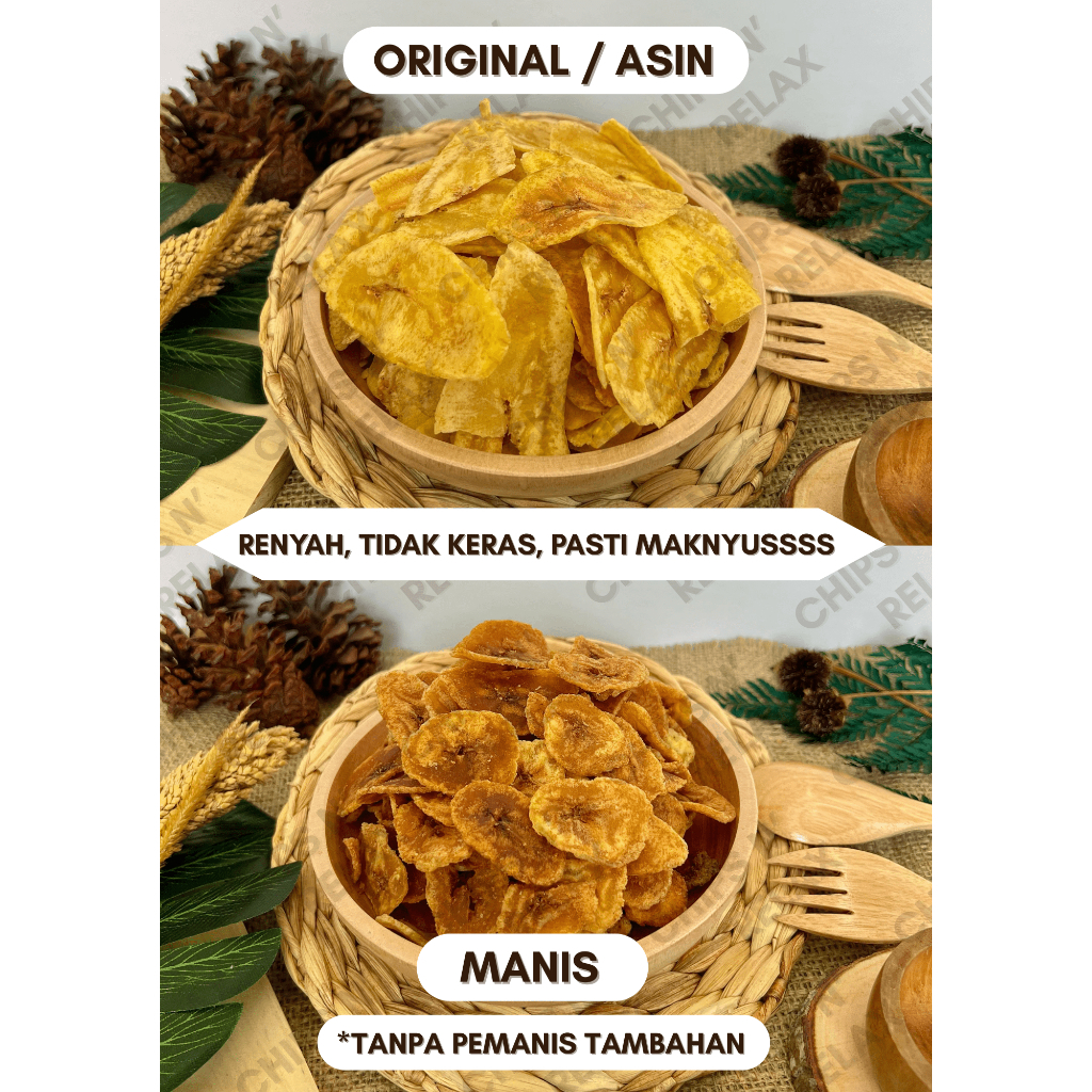 

Keripik Pisang Asin Gurih & Manis Asli Bandung By Chips N Relax