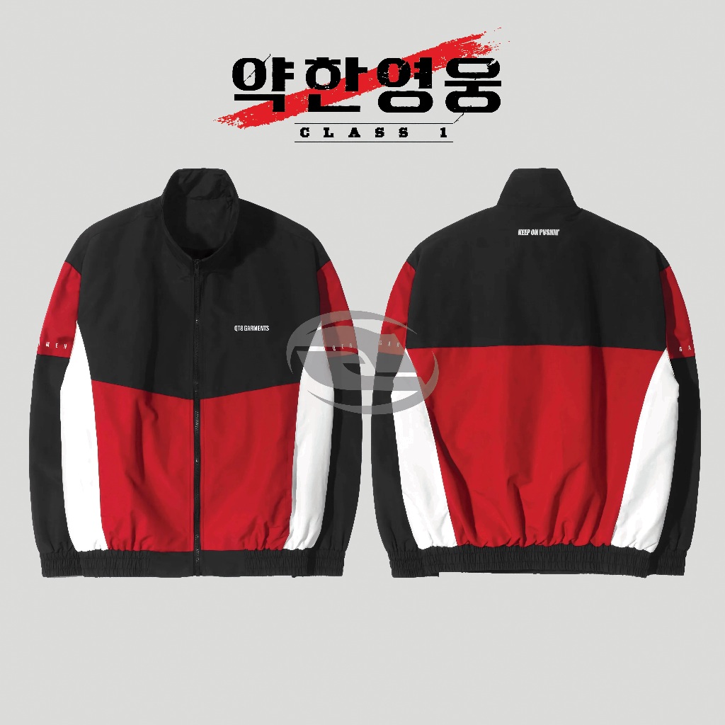 Old Tracker Jacket Ahn Suho Wear Hero Vintage Outfit Just Cosplay Drakor And It Fake Brand
