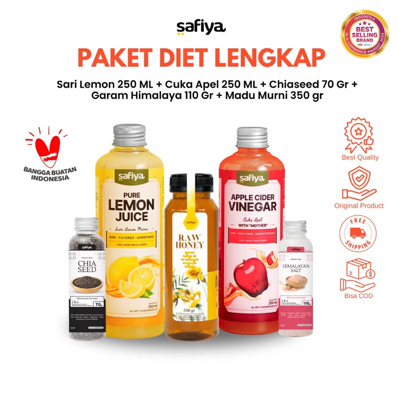 

SAFIYA PAKET LENGKAP DIET ORIGINAL / PAKET DETOX DIET / COD Balikpapan PAKET DIET / MINUMAN DIET / MINUMAN KESEHATAN